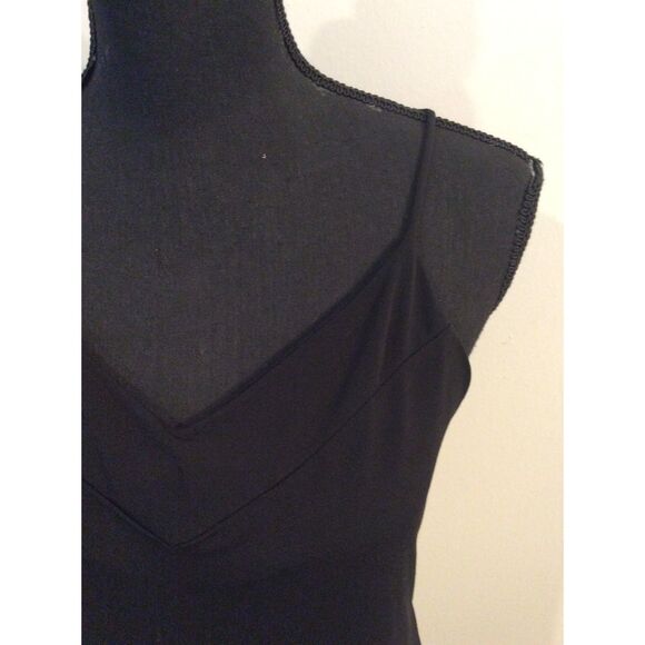Worthington Black Spaghetti Strap Stretch Top Small S - Picture 3 of 4